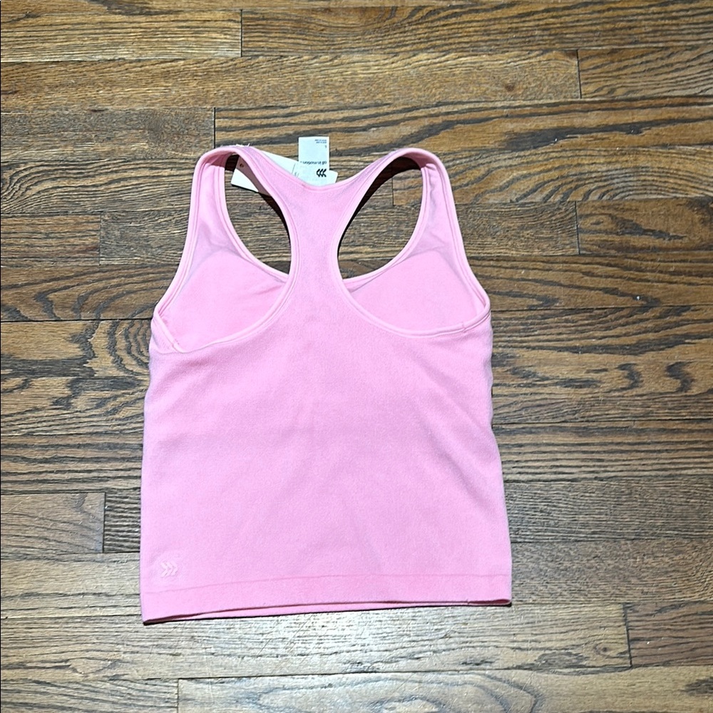 Pink Racerback Tank Top - Picture 3 of 3